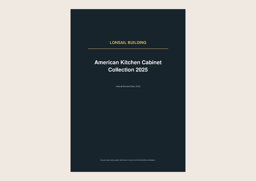 Cover of Lonsail Building American Kitchen Cabinet Collection 2025