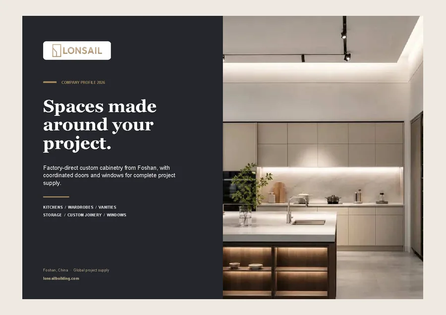 Cover of Lonsail Building Company Profile 2026