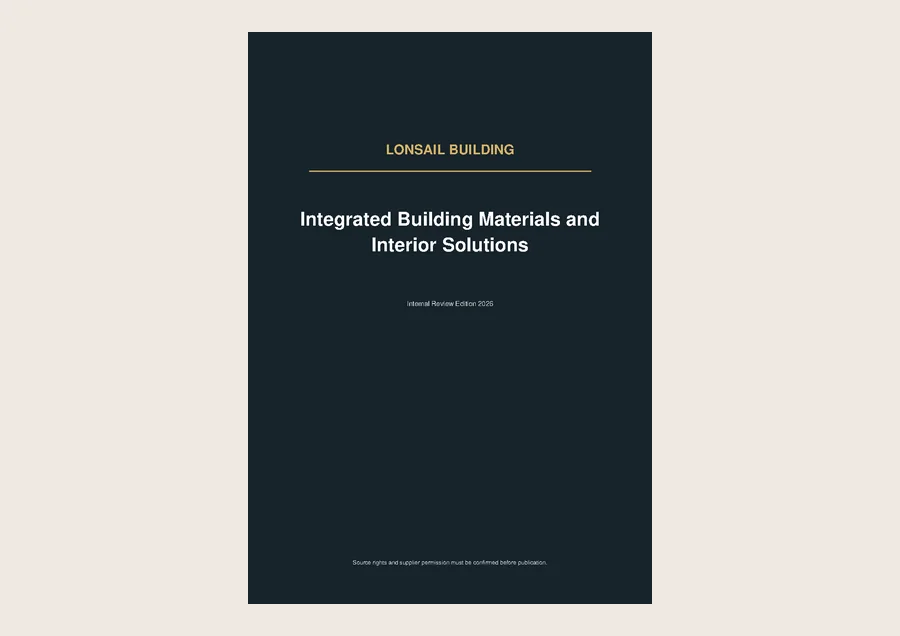Cover of Lonsail Building Integrated Building Materials & Interior Solutions