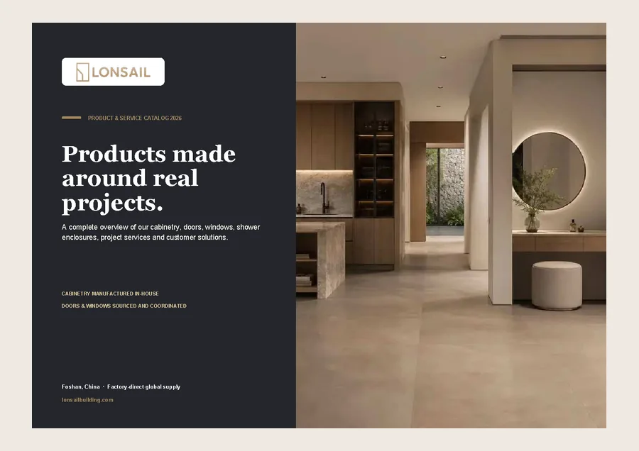 Cover of Lonsail Building Product & Service Catalog 2026