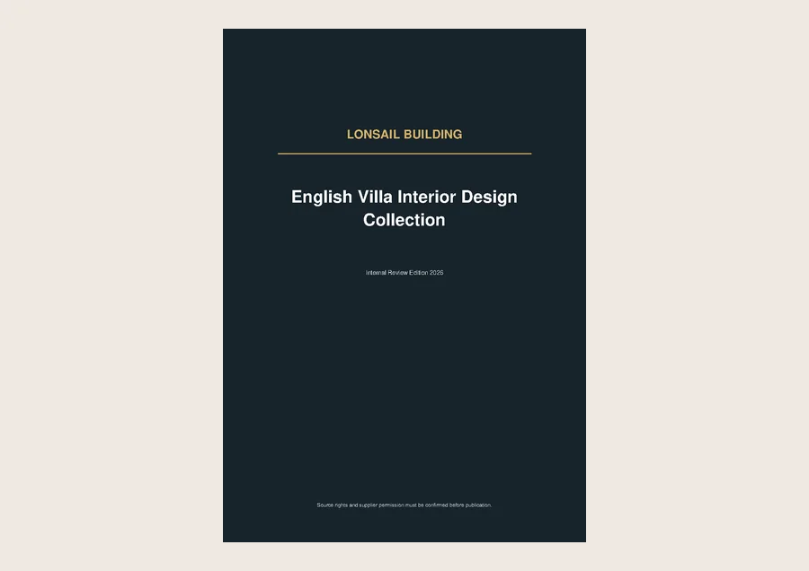 Cover of Lonsail Building English Villa Interior Design Collection