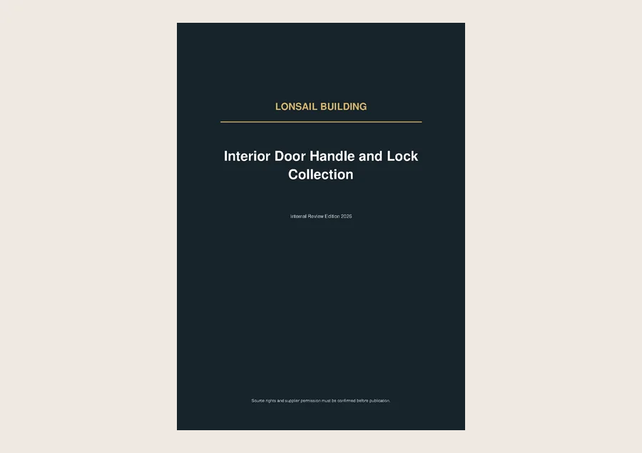 Cover of Lonsail Building Interior Door Handle & Lock Collection