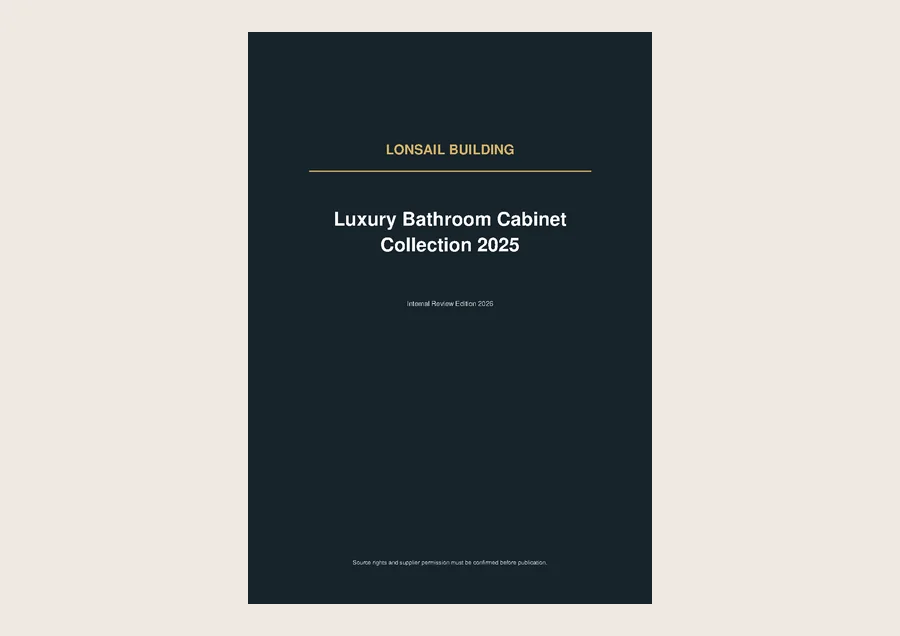 Cover of Lonsail Building Luxury Bathroom Cabinet Collection 2025