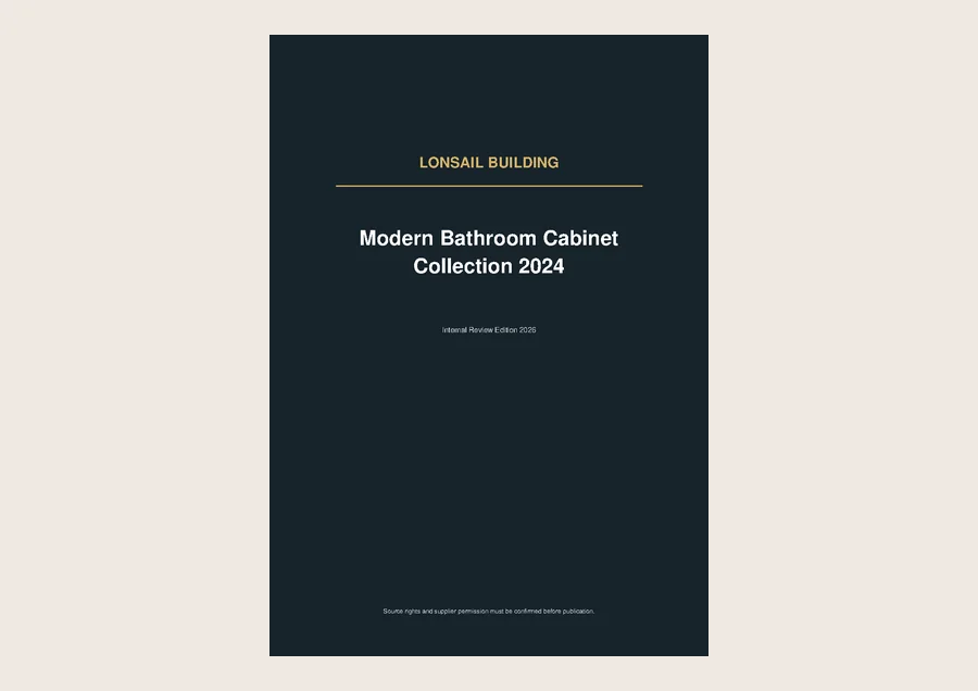 Cover of Lonsail Building Modern Bathroom Cabinet Collection 2024