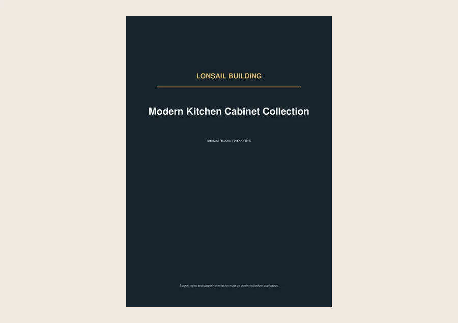 Cover of Lonsail Building Modern Kitchen Cabinet Collection