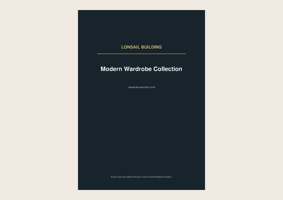 Cover of Lonsail Building Modern Wardrobe Collection