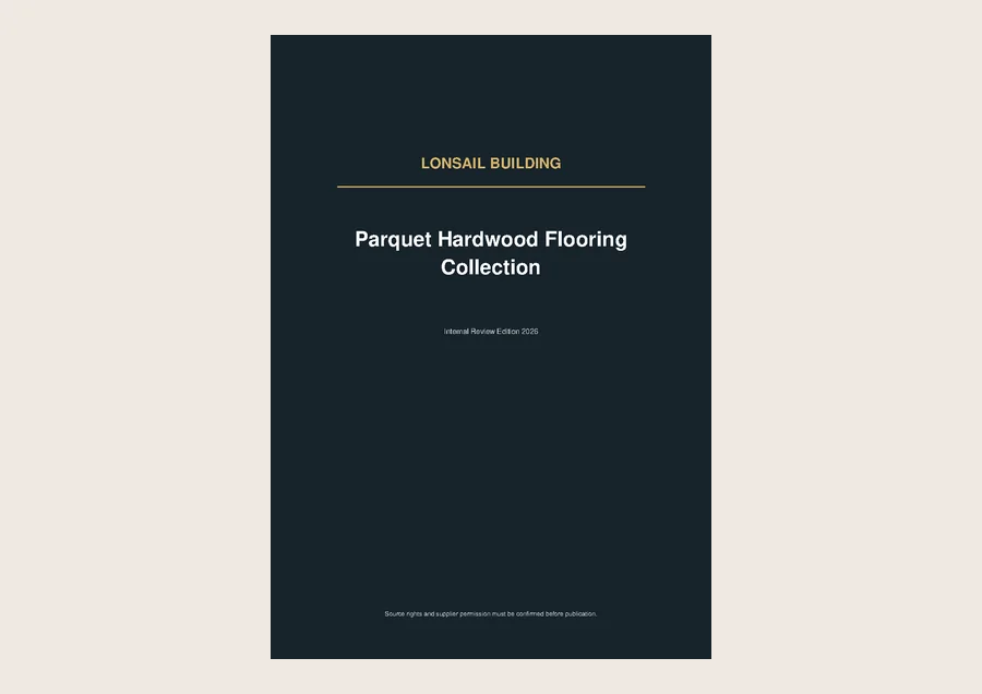 Cover of Lonsail Building Parquet Hardwood Flooring Collection
