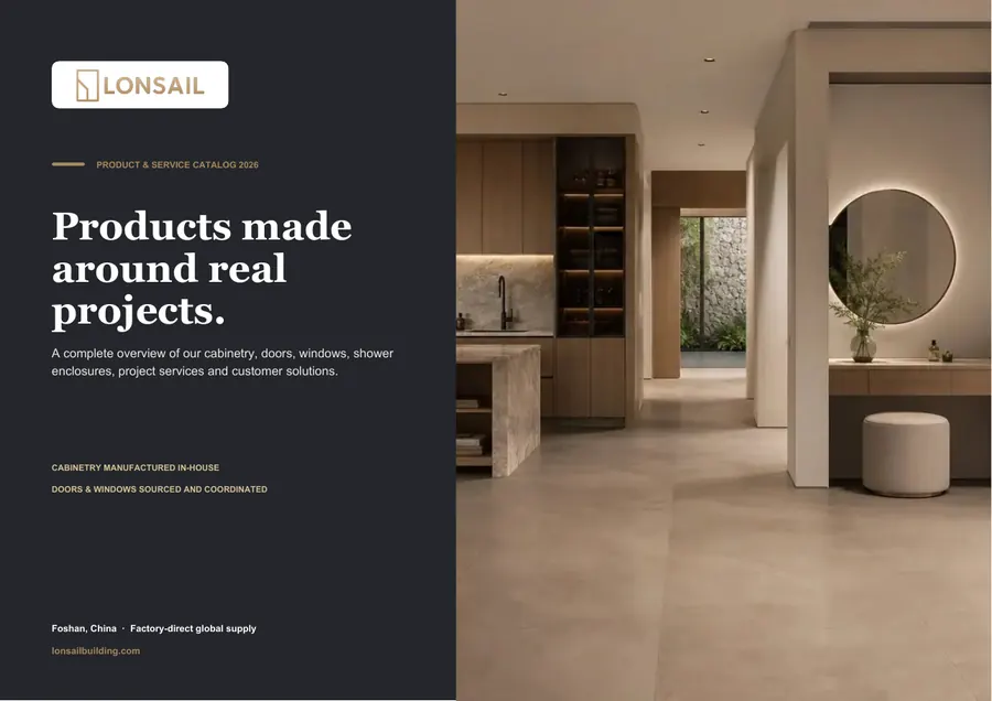 Lonsail Building Product and Service Catalog 2026 cover