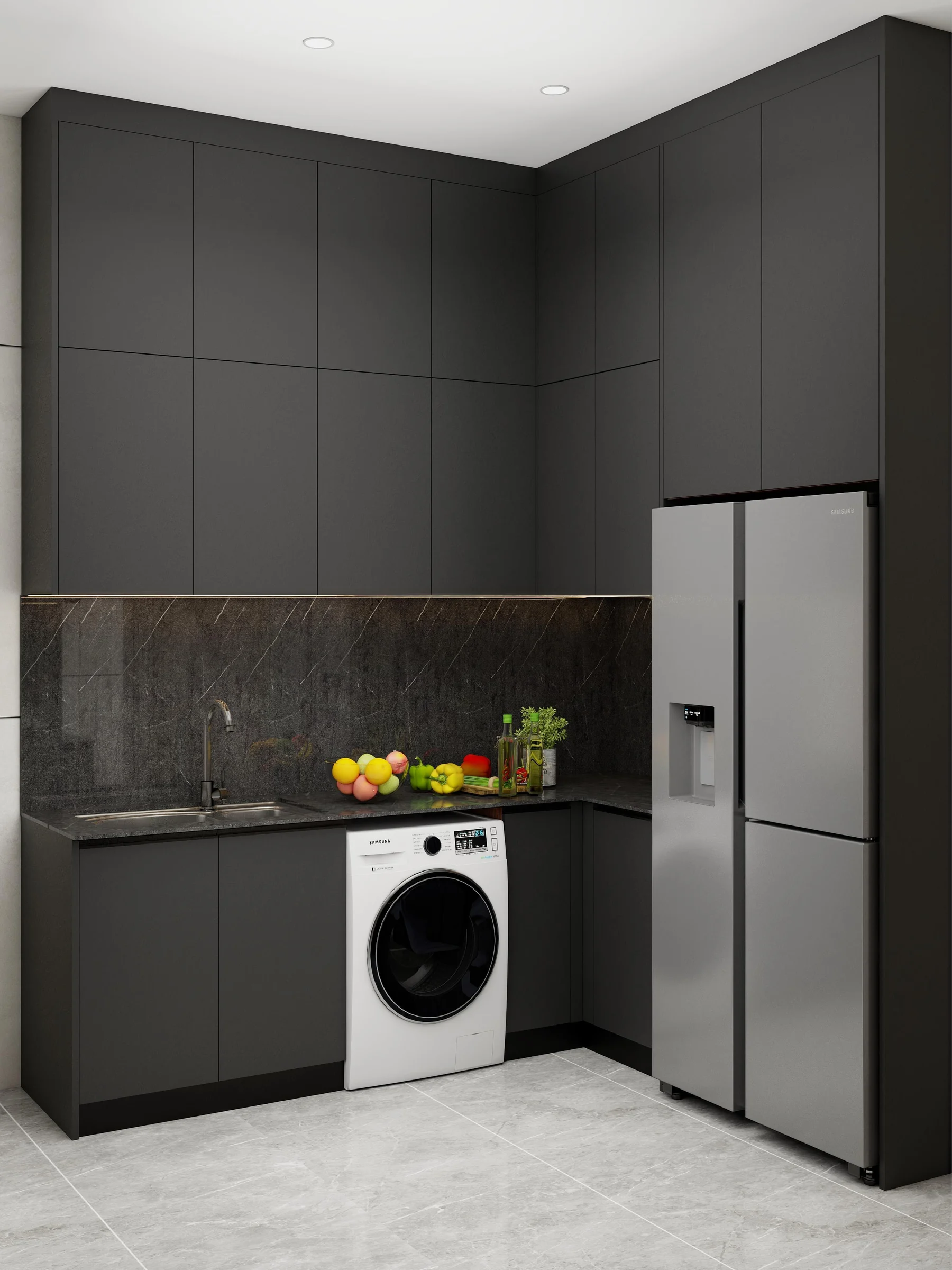 Build the cabinet around use, access and services.