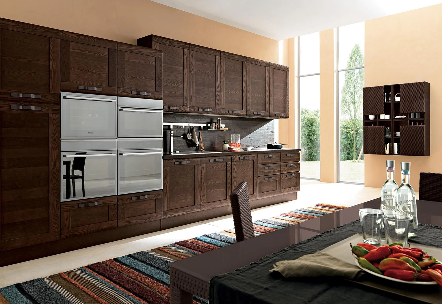 Classic kitchen with profiled fronts and feature island
