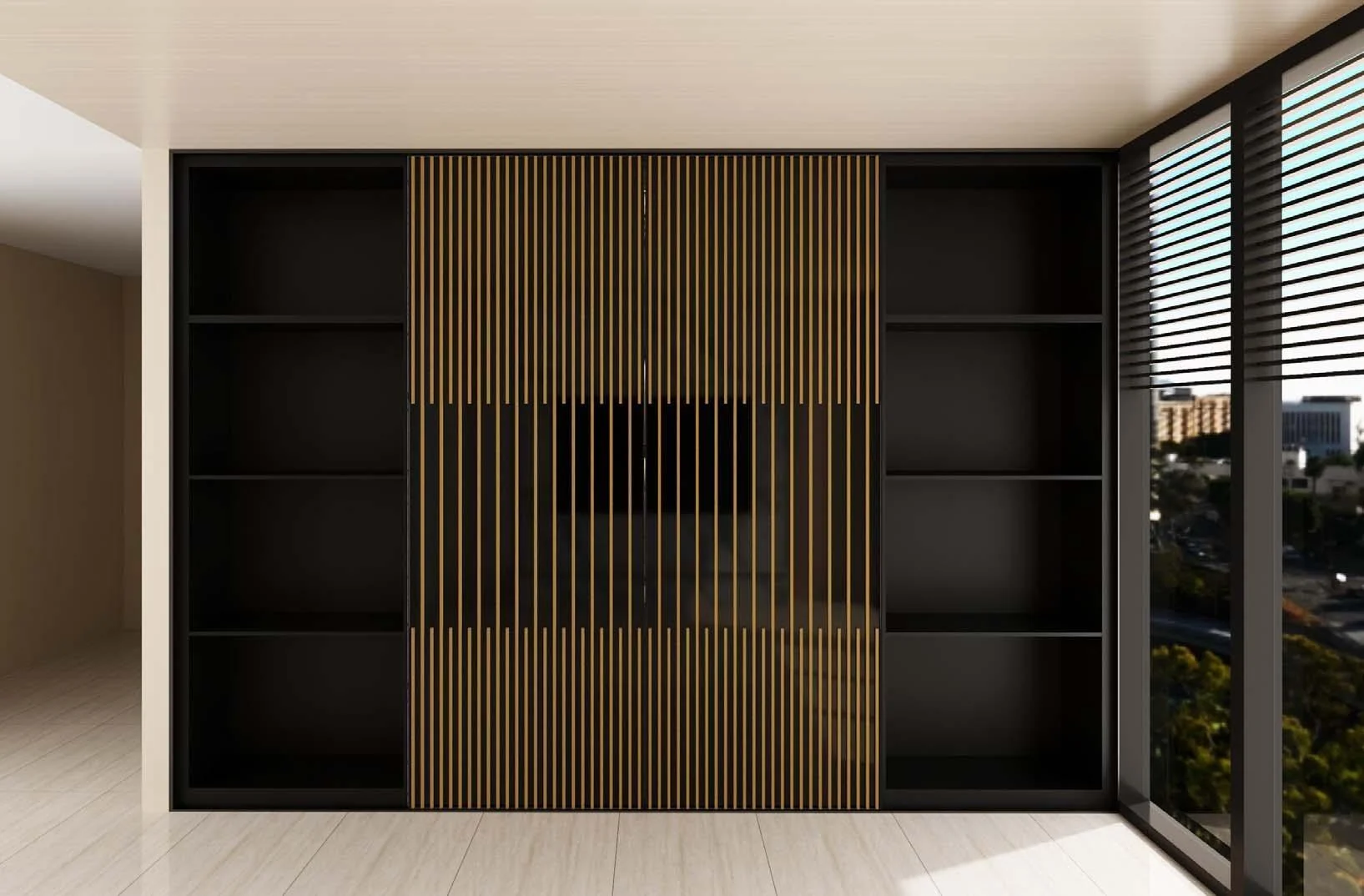 Entryway bench with shoe storage