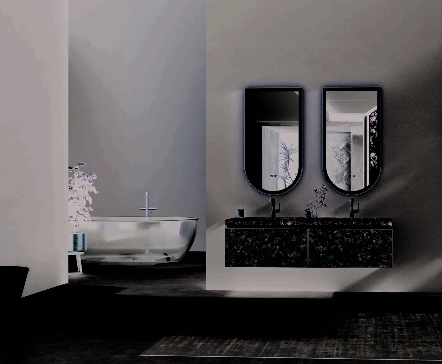 Plywood bathroom vanity cabinet construction