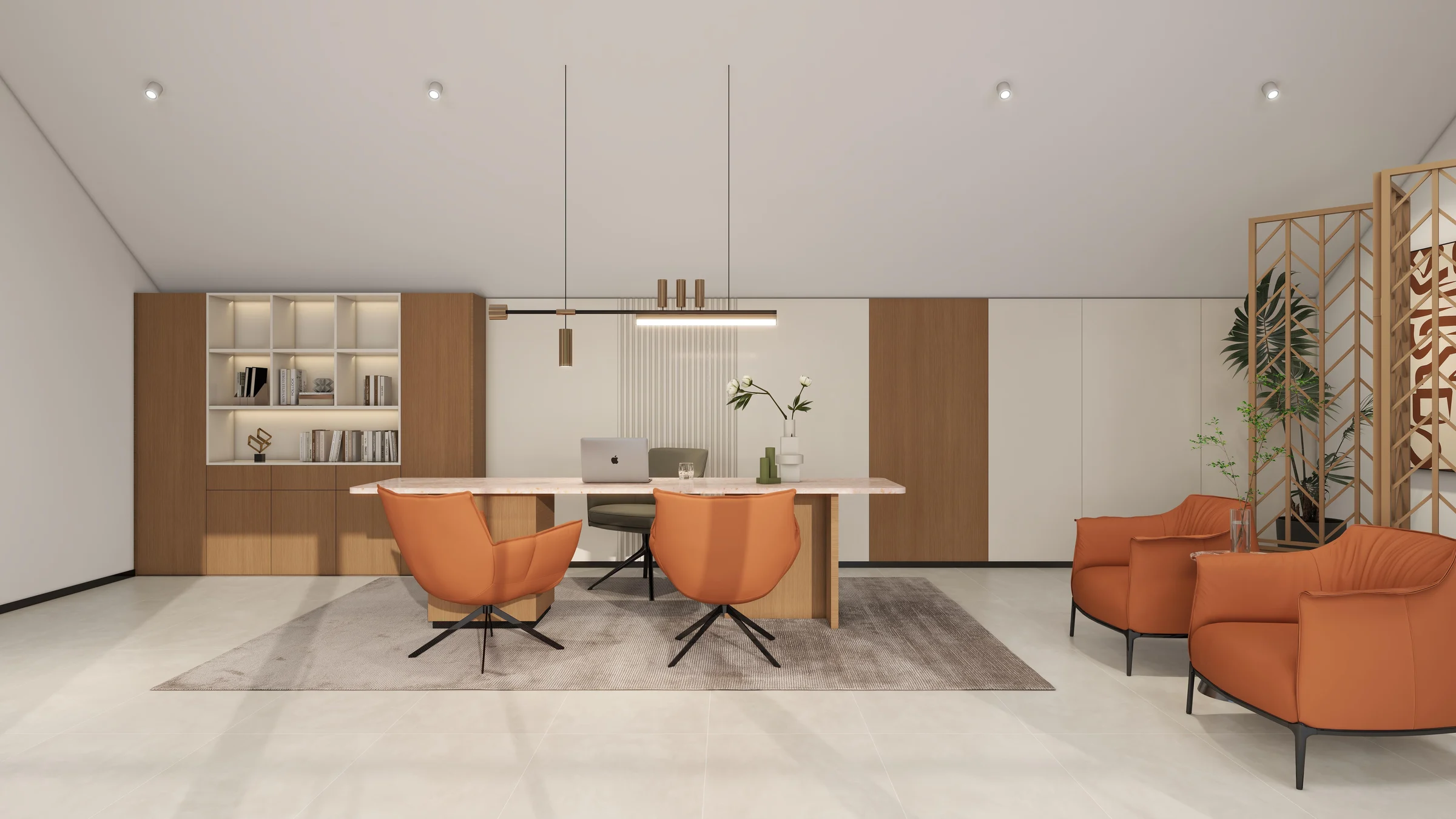 Villa dining and cabinetry design reference