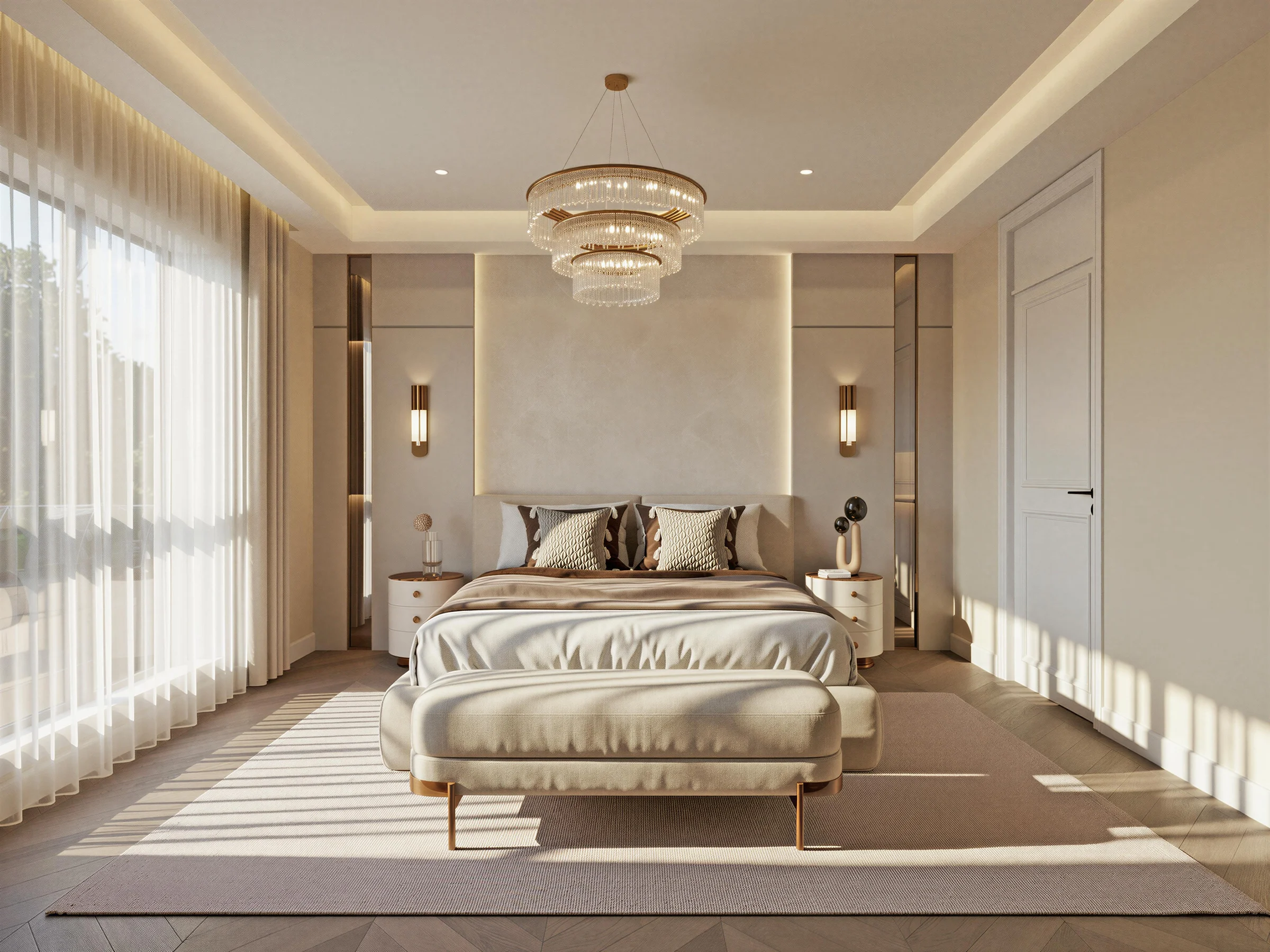 Hospitality bedroom cabinetry and fitted furniture reference