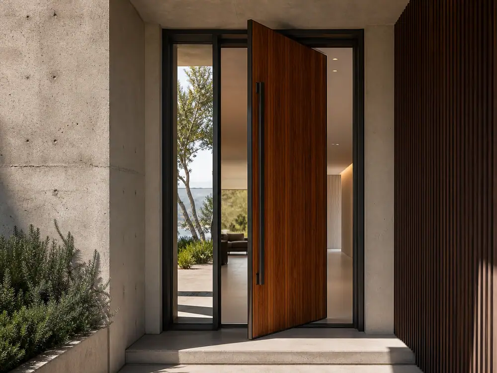 Entry / Security Doors: Pivot entry